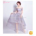 2017 New Style Sexy Peach Color Off-Shoulder Lady Evening Dress
